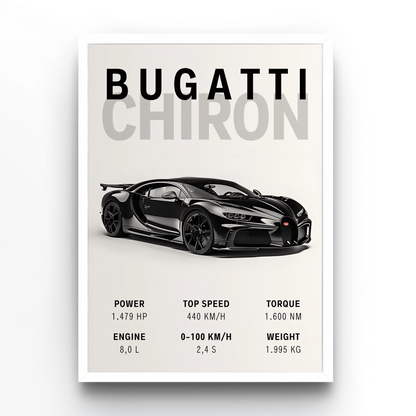 Bugatti Chiron Minimalist