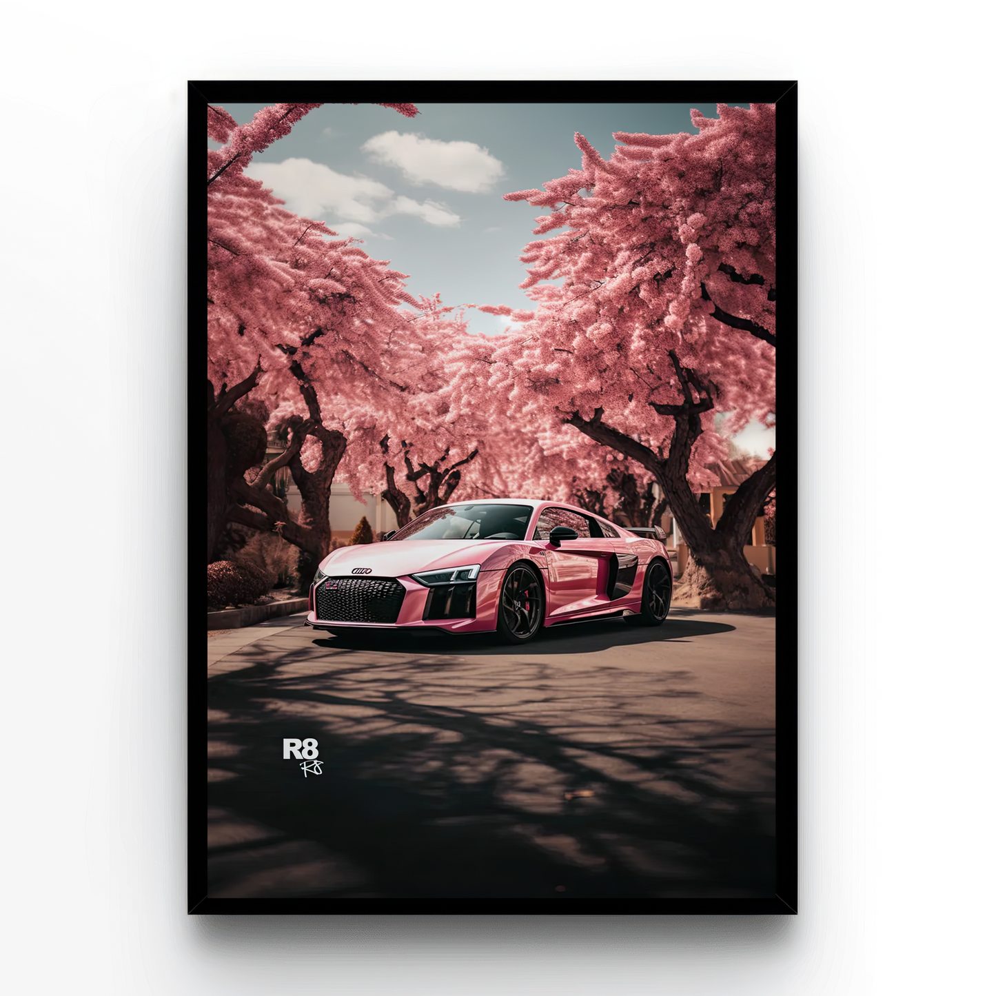 Audi R8 Pink Poster