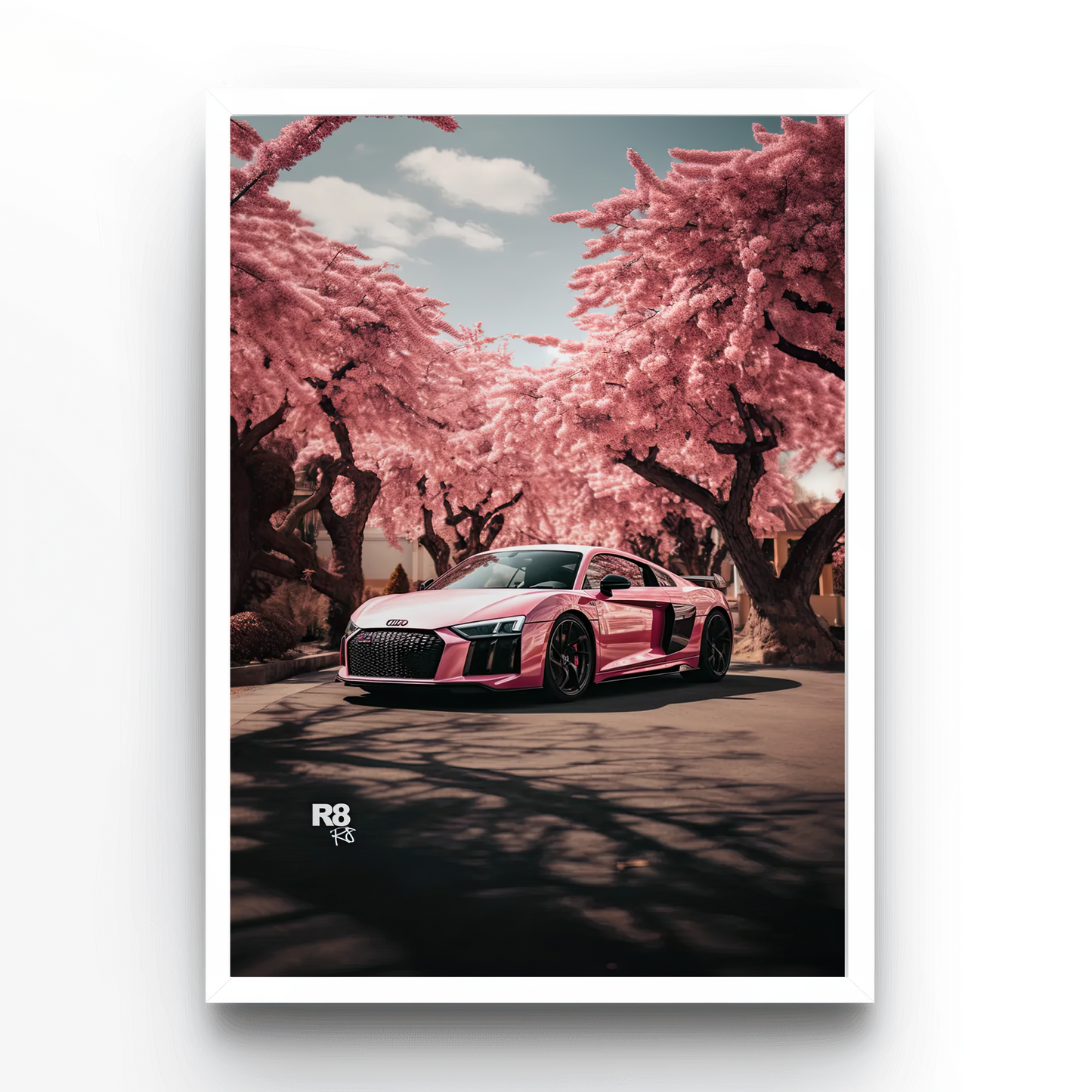 Audi R8 Pink Poster