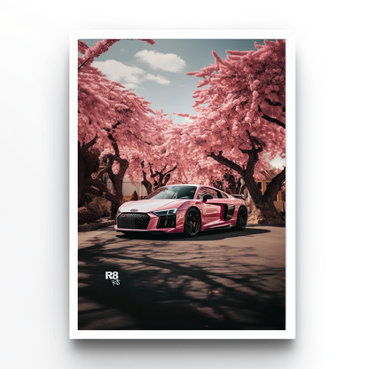 Audi R8 Pink Poster