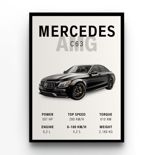 Mercedes AMG C63- Minimalist