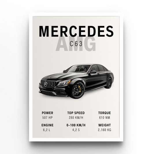 Mercedes AMG C63- Minimalist