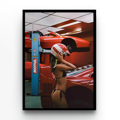 Ferrari Dream Garage – F40 & Testarossa Print