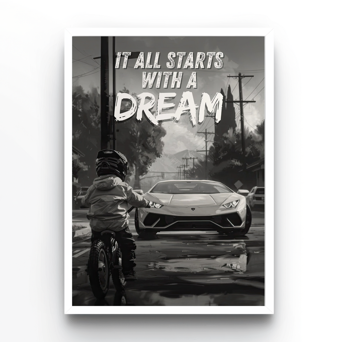 Lamborghini Motivational Kid