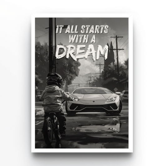 Lamborghini Motivational Kid