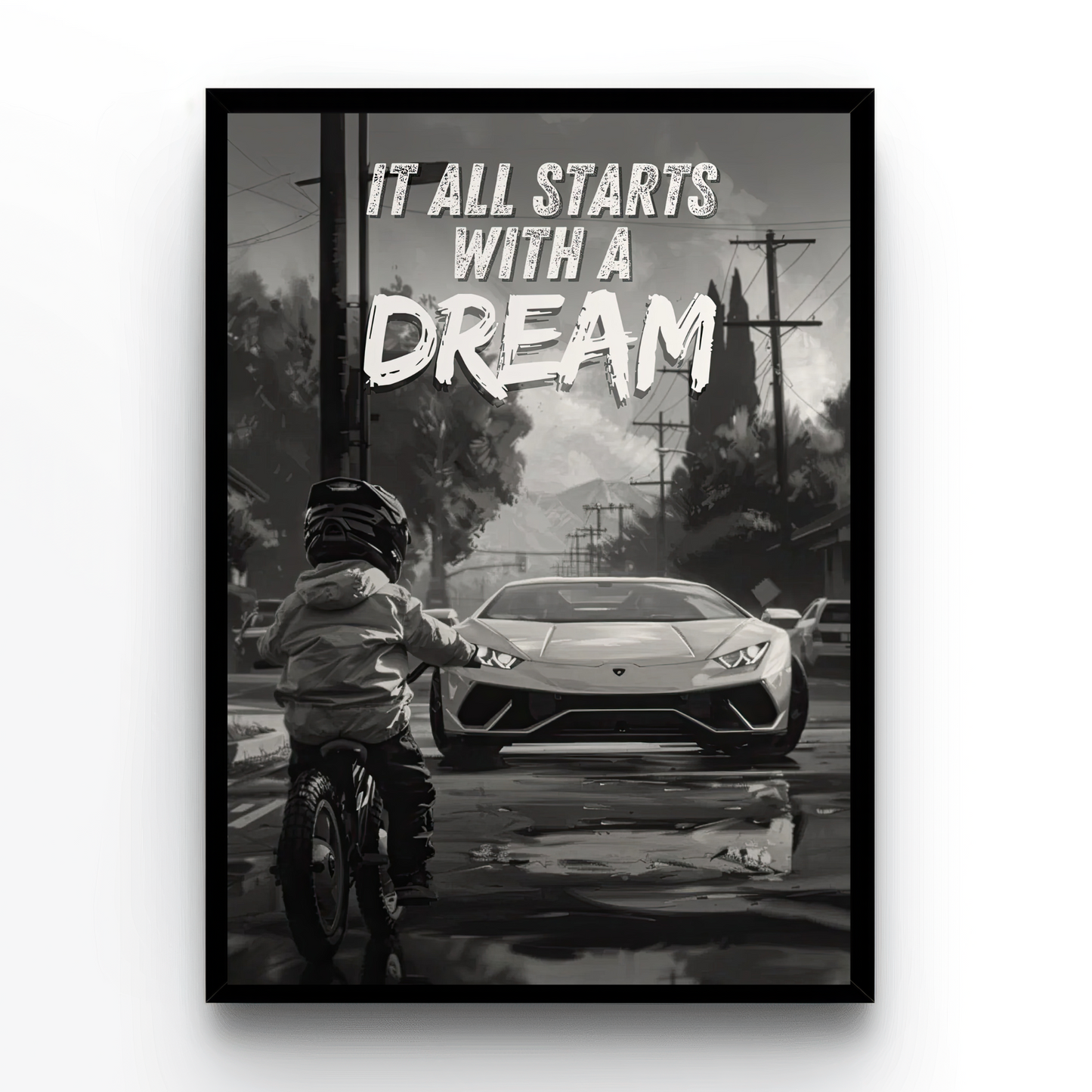 Lamborghini Motivational Kid