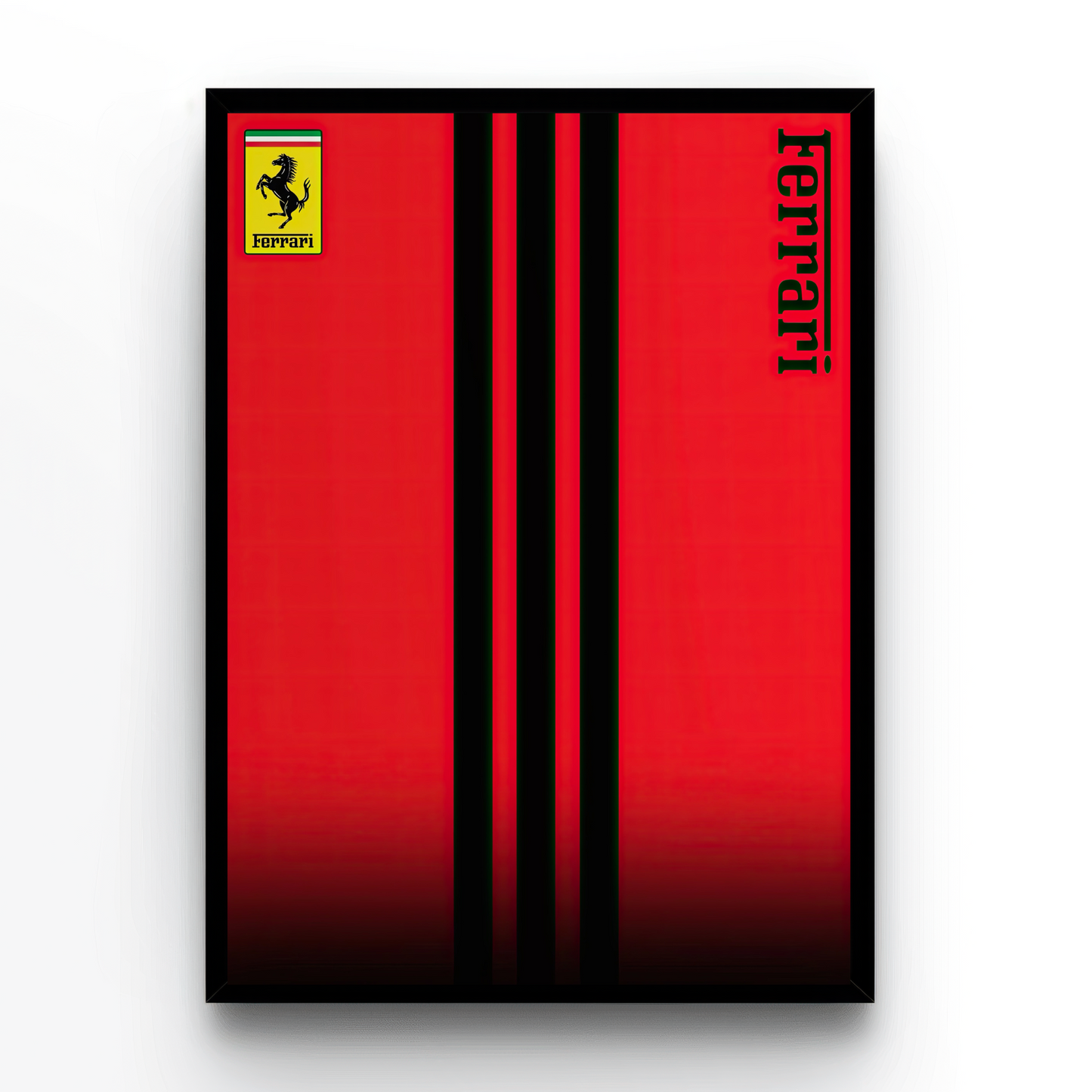 Ferrari Stripes Poster
