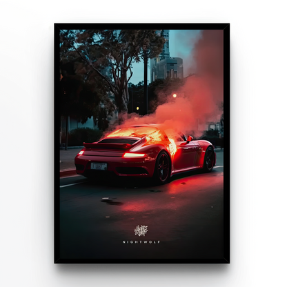 Porsche Turbo – Poster Auto Premium